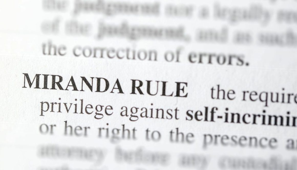 Miranda Rule and Law